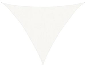 Żagiel przeciwsłoneczny, 160 g/m², biały, 2,5x2,5x3,5 m, hdpe