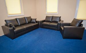 Komplet wypoczynkowy Matrix: 3 os. kanapa + 2 os. sofa + fotel