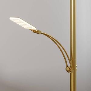 Lucande - Parthena LED Lampa Podłogowa Brass Lucande