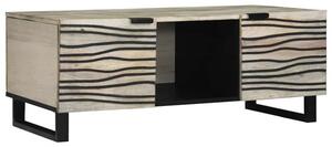 Stolik kawowy beÅ¼owy i czarny 100 x 54 x 40 cm