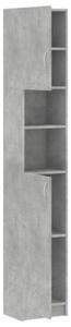 Szafka łazienkowa, szarość betonu 32x25,5x190 cm