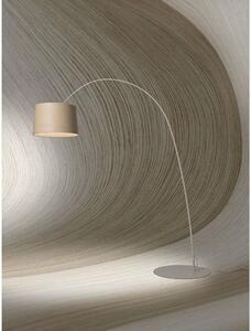 Foscarini - Twiggy Lampa Podłogowa LED Greige/Wood Foscarini