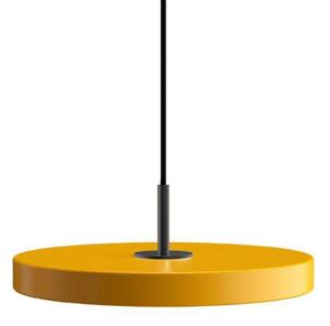 UMAGE - Asteria Mini Lampa Wisząca Saffron Yellow/Black Top UMAGE