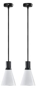 DybergLarsen - Gent Lampa Wisząca 2 pcs Matt Black/Opal