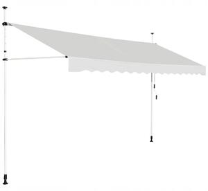 Markiza balkonowa rozporowa teleskopowa 395x120cm
