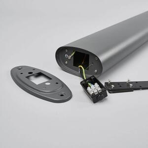 Lindby - Marius LED Lampa Ogrodowa w/Sensor Dark Grey Lindby