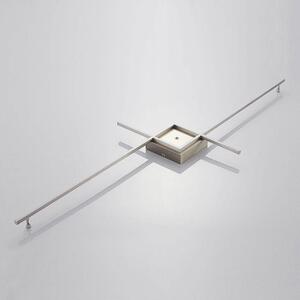 Lucande - Keki LED Lampa Sufitowa w/Remote Control Silver