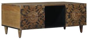 Stolik kawowy brÄ zowy 100 x 54 x 40 cm drewno z mango