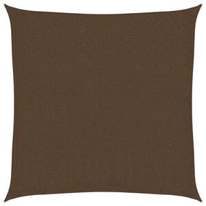 Żagiel przeciwsłoneczny, 160 g/m², brązowy, 2,5x2,5 m, hdpe