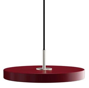 UMAGE - Asteria Mini Lampa Wisząca Ruby Red/Steel Top Umage