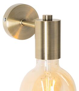 Industrialny Kinkiet / Lampa scienna brązowy - Facil Oswietlenie wewnetrzne