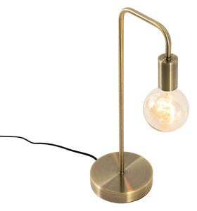 Nowoczesna lampa stołowa brązowa - Facil Oswietlenie wewnetrzne