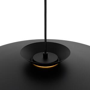 Designerska lampa wisząca czarna z 3-stopniowym ściemnianiem LED - Pauline Oswietlenie wewnetrzne