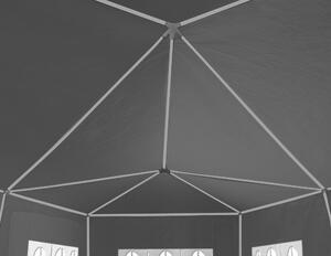 Namiot imprezowy Rimini antracytowy 3 x 6 m Ochrona UV 50+