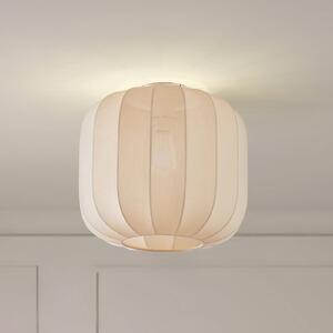 Lampa sufitowa Helin Lindby, możliwość ściemniania, kremowy / amber, salon / jadalnia, tkanina / materiał / jedwab, skandynawski