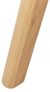 Biurko jasne drewno MDF 2 szuflady drewniane nogi styl skandynawski Sheslay Beliani