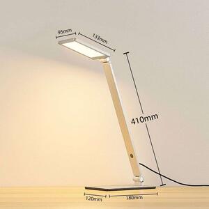 Lucande - Resi LED Lampa Stołowa Dim. Alu