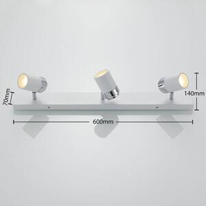Lindby - Kardo 3 Lampa Ścienna White/Chrome Lindby
