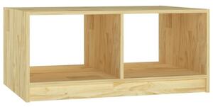 Stolik kawowy, 75x50x33,5 cm, lite drewno sosnowe