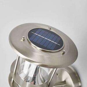 Lindby - Sumaya LED Lampa Solarna Lampa Ścienna Stainless Steel/Clear Lindby