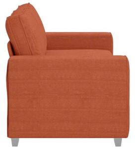 Sofa dwuosobowa, czerwono-pomaraÅczowa, 180x77x82 cm