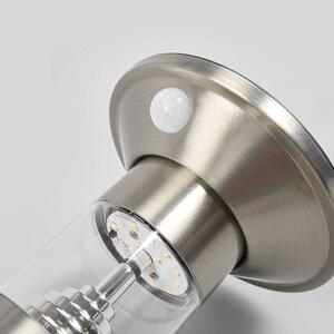 Lindby - Jalisa LED Ścienna Lampa Ogrodowa w/Sensor Stainless Steel Lindby