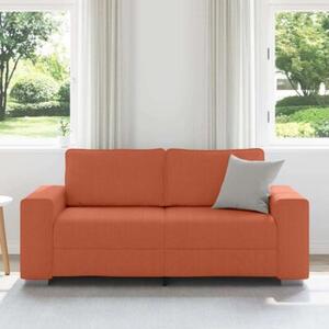 Sofa dwuosobowa, czerwono-pomaraÅczowa, 180x77x82 cm