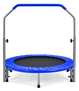 Trampolina fitness z poręczą