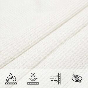 Żagiel przeciwsłoneczny, 160 g/m², biały, 3x3 m, hdpe