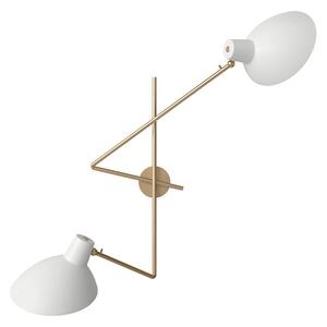 Astep - VV Cinquanta Twin Lampa Ścienna Brass/White