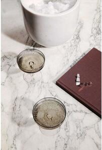 Ferm LIVING - Ripple Champagne Saucers Set of 2 Smoked Grey