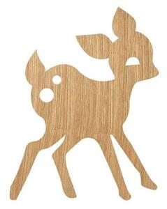 Ferm LIVING - My Deer Lampa Ścienna Oiled Oak