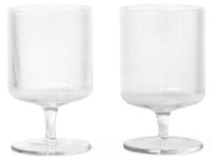Ferm LIVING - Ripple Wine Glasses Set of 2 Clear