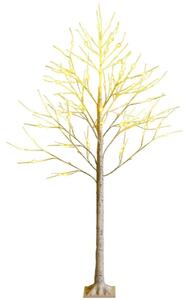 Drzewko lampka 150 cm imitacja brzozy ze światełkami LED