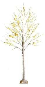 Drzewko lampka 120 cm imitacja brzozy ze światełkami LED