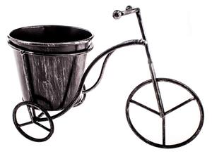 Doniczka na metalowym stojaku Dakls Bicycle