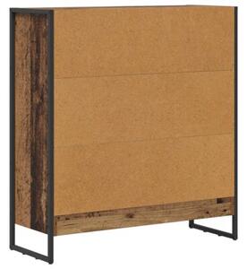 Szafka na książki stare drewno 80 x 30 x 86,5 cm