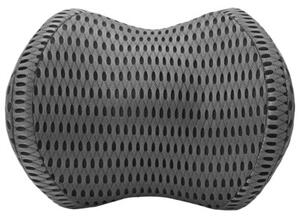 Nowoczesna ergonomiczna poduszka na szyjÄ z piankÄ memory foam w kolorze szarym