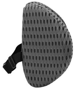 Nowoczesna ergonomiczna poduszka na szyjÄ z piankÄ memory foam w kolorze szarym
