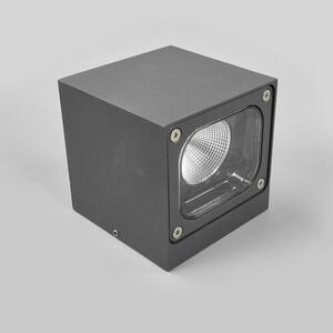 Lucande - Merjem Small Up/Down Zewnętrzna Lampa Ścienna IP54 Dak Grey