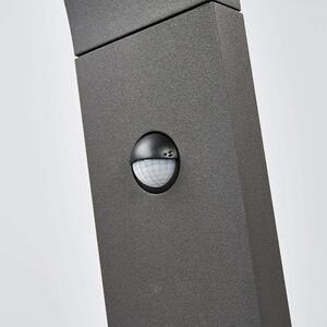 Lucande - Juvia Zewnętrzna Lampa Ogrodowa w/Sensor Graphite/Opal