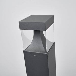 Lucande - Egon Zewnętrzna Lampa Ogrodowa Graphite/Clear