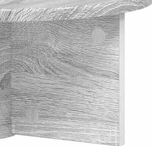 Nowoczesna półka ścienna szara sonoma 38x19x19 cm