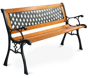 Ławka ogrodowa parkowa 125 x 52 x 73 cm