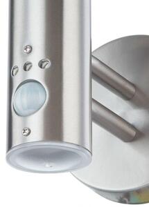 Lindby - Noemi Ścienna Lampa Ogrodowa w/Sensor Stainless Steel Lindby