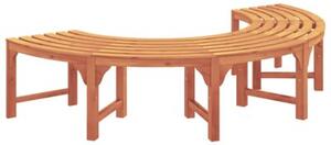 Ławka drzewna 2 szt. naturalny 160 x 80 x 45cm