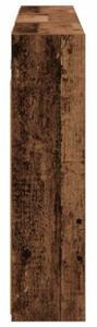 Zestaw szafek Łazienkowych z półką 3 szt. 126 x 16 x 62.5 cm