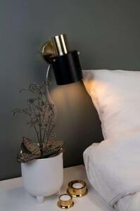 Globen Lighting - Clark 1 Lampa Ścienna Black/Brass Globen Lighting