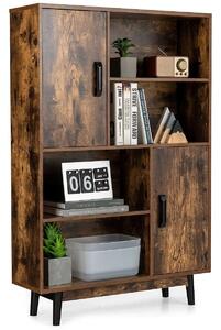 Drewniany kredens z 4 poziomami 80 x 24 x 119,5 cm