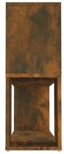 Szafka na książki, przydymiony dąb, 100x24x63 cm